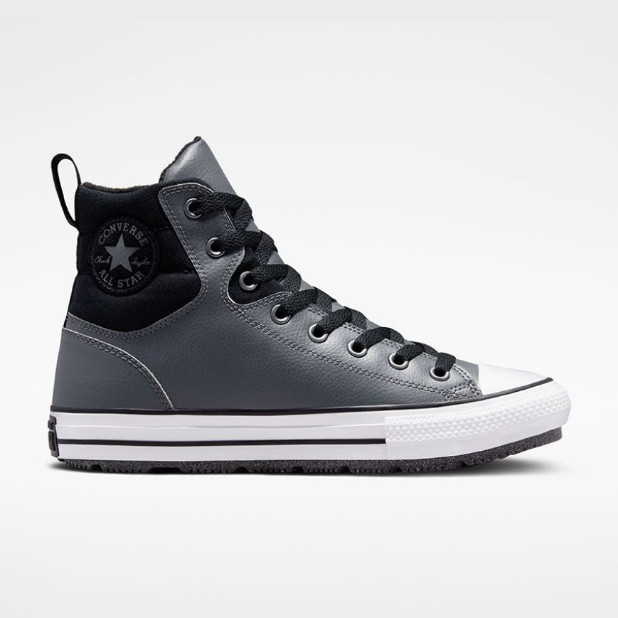 Zimne Cizmy Converse Chuck Taylor All Star Berkshire Vody Resistant Vysoke Damske Siva Čierne | SK DJLYF1